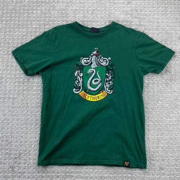 Harry Potter Slytherin Shirt Adult M Green Exhibition Official Merchandise 2012 - Picture 1 of 9